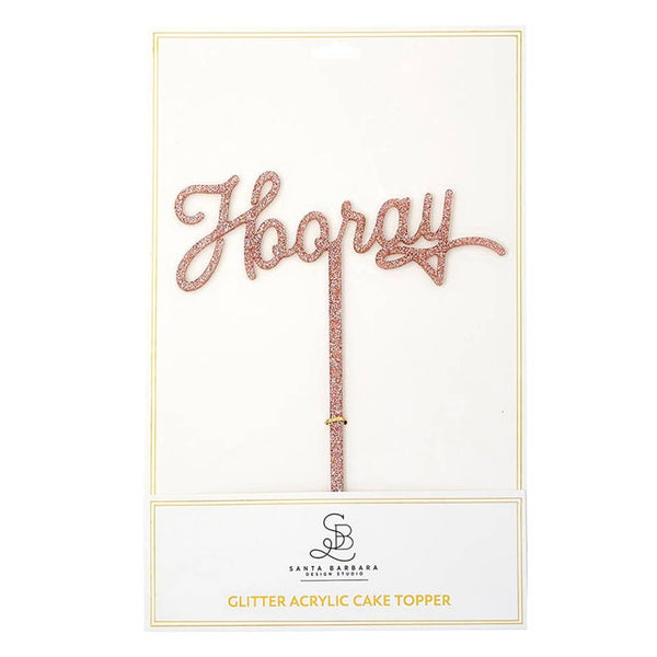 Acrylic Cake Topper - Hooray