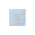 Bonjour Baby Sky Blue Dessert Napkins, 20pk