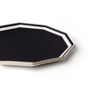 Black & White Decagon Dinner Plates, 8pk