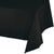 Black Plastic Tablecloth, 1pk