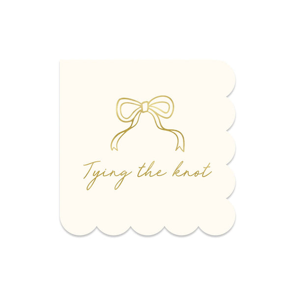 Tying the Knot Cocktail Napkin, 18pk