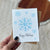 Happy Holidays Snowflake Greeting Card
