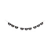 Occasions Boo Black Felt Bunting Banner