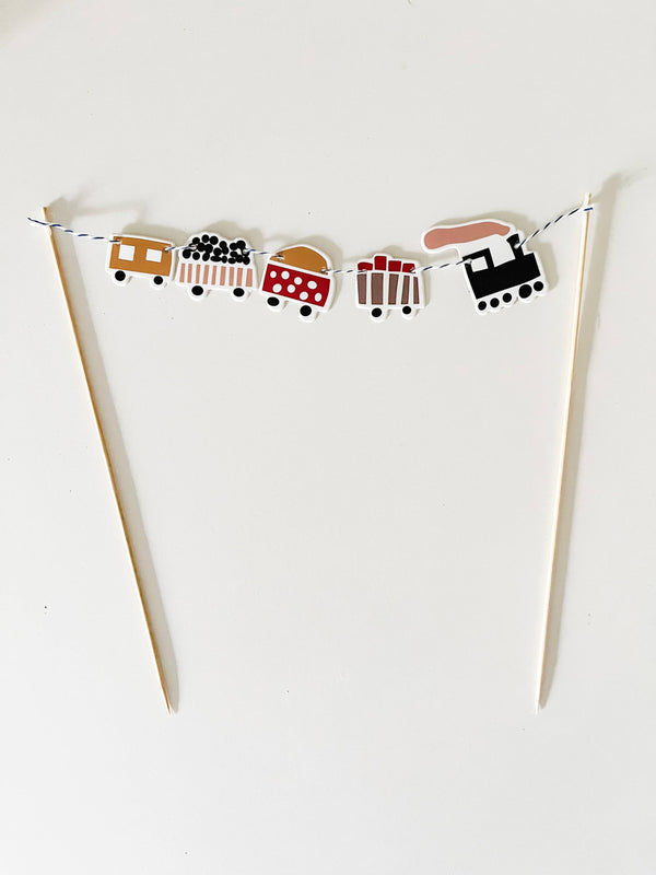 Train Cake Banner