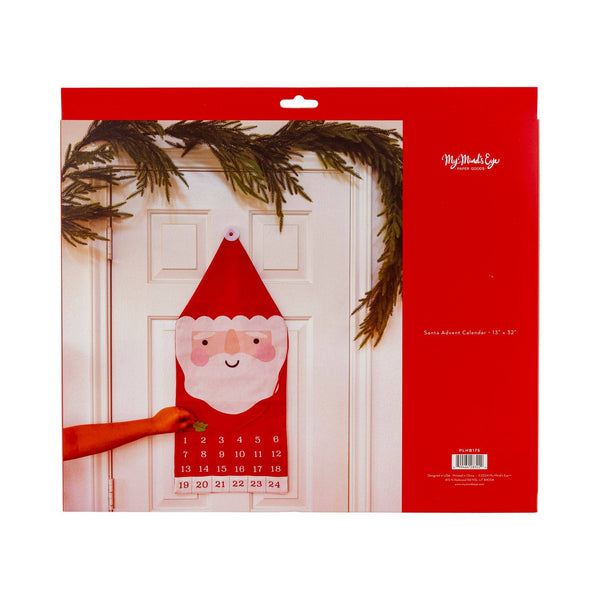 Santa Canvas Advent Calendar