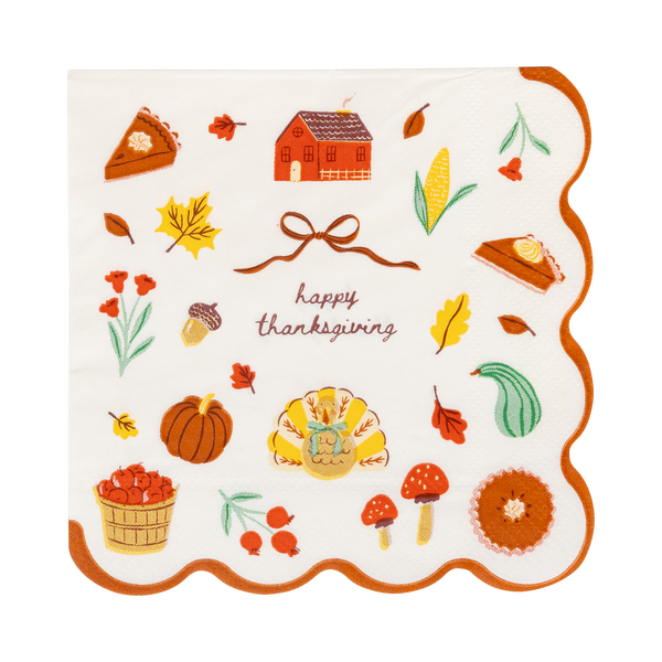Harvest Icons Cocktail Napkins, 24pk
