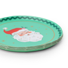 Red & Green Jolly Santa Dessert Plates, 8pk