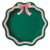 Elegant Green Peppermint Bow Dinner Plates, 8pk