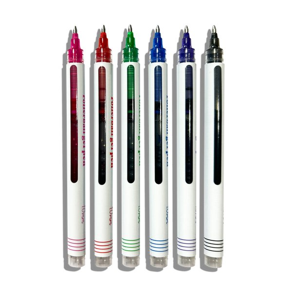 Seriously: Smooth Rollerball Gel Pens (Set of 6)