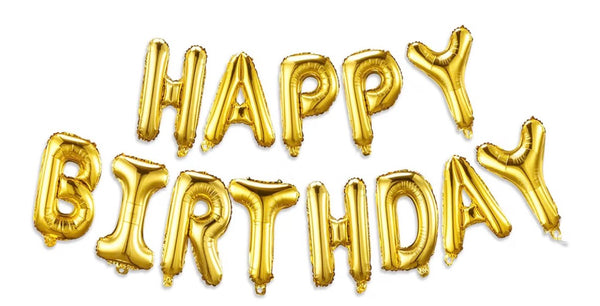 Happy Birthday 16in foil balloon pack