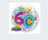 22” Birthday Milestone 60 Mylar balloon
