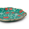 Christmas Floral Green Classic Dinner Plates, 8pk