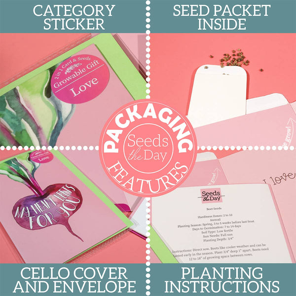 SEED PACKET Birthday Card | Un-Be-Leaf-Able Birthday