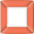 Orange Square Dinner Plates, 8pk