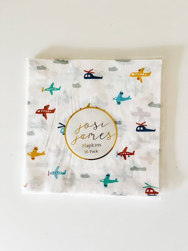 Airplane Dinner Napkins, 16pk