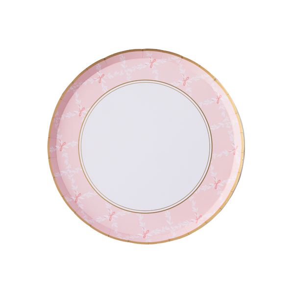 Petal Pink Trellis Dessert Plates, 8pk
