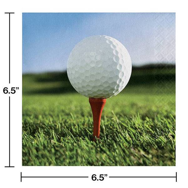 Golf Dessert Napkins, 16pk
