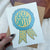 "You did it" Congratulations Ribbon Greeting Card