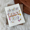 "Happy Birthday Best Friend"Greeting Card