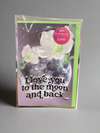 Greeting Card I love you to the moon and back - Moonflower Seeds