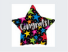 17” Congrats Stars Mylar Balloon