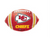 18” NFL Chiefs football Mylar balloon