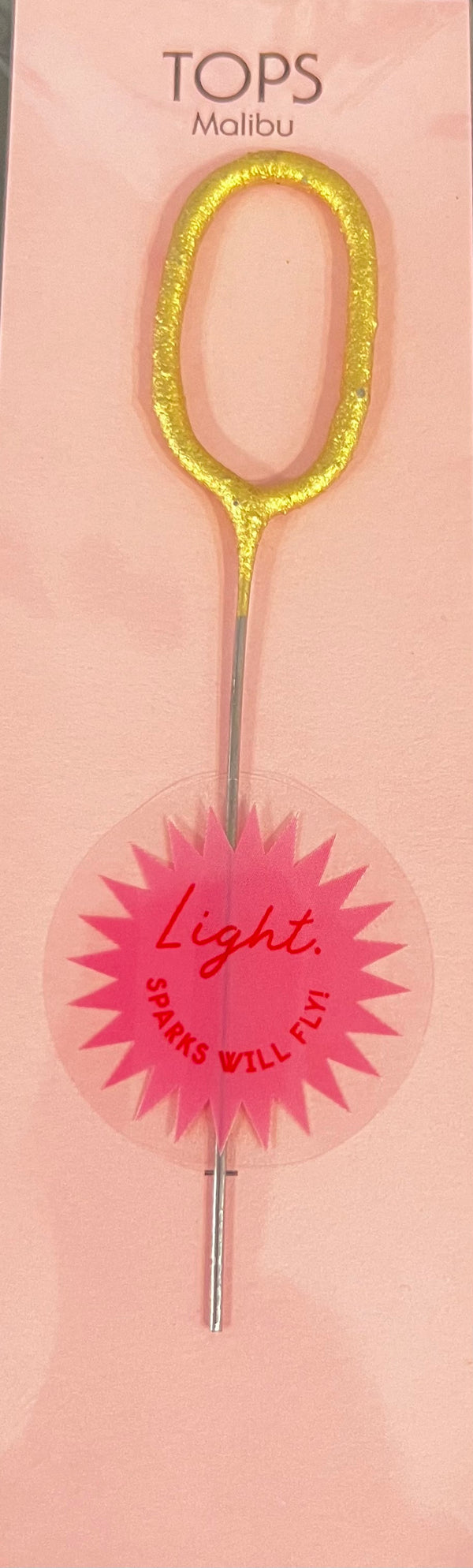 Mini 4" Gold Number Sparklers
