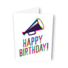 Sapori Happy Colorific Megaphone BirthdayCard