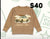 VTC Apres Ski Brown Peewee Crew
