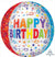 16” Happy Birthday Confetti Orbz Balloon