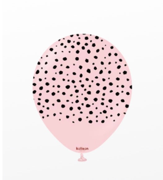 Cheetah Macaron Pink, 25pk