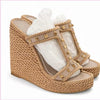 TLP Valentino RockstudRope Wedge Sandals