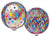 16” Congrats Dots Orbz Balloon