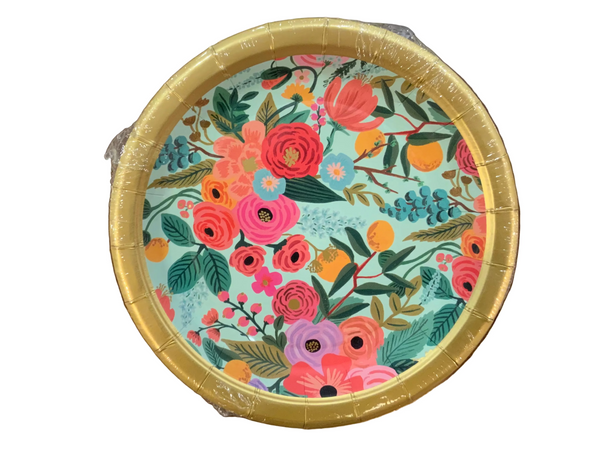 Garden party dessert plates, 20pk
