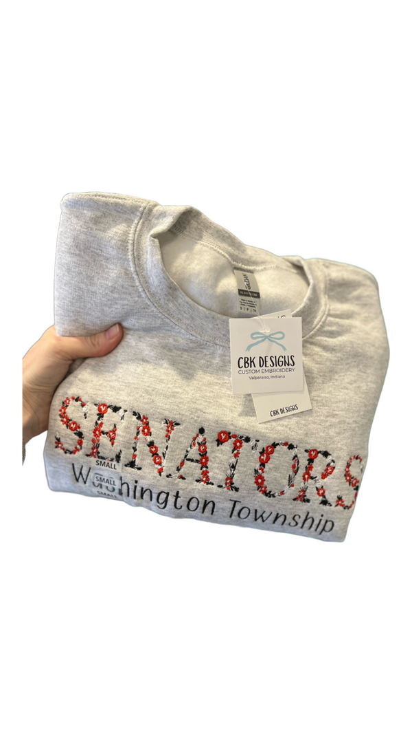 CBK Senators Floral Crewneck