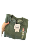 CBK Floral Cross Crewneck