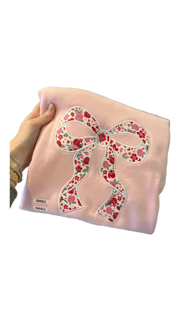 CBK Valentine Bow Crewneck