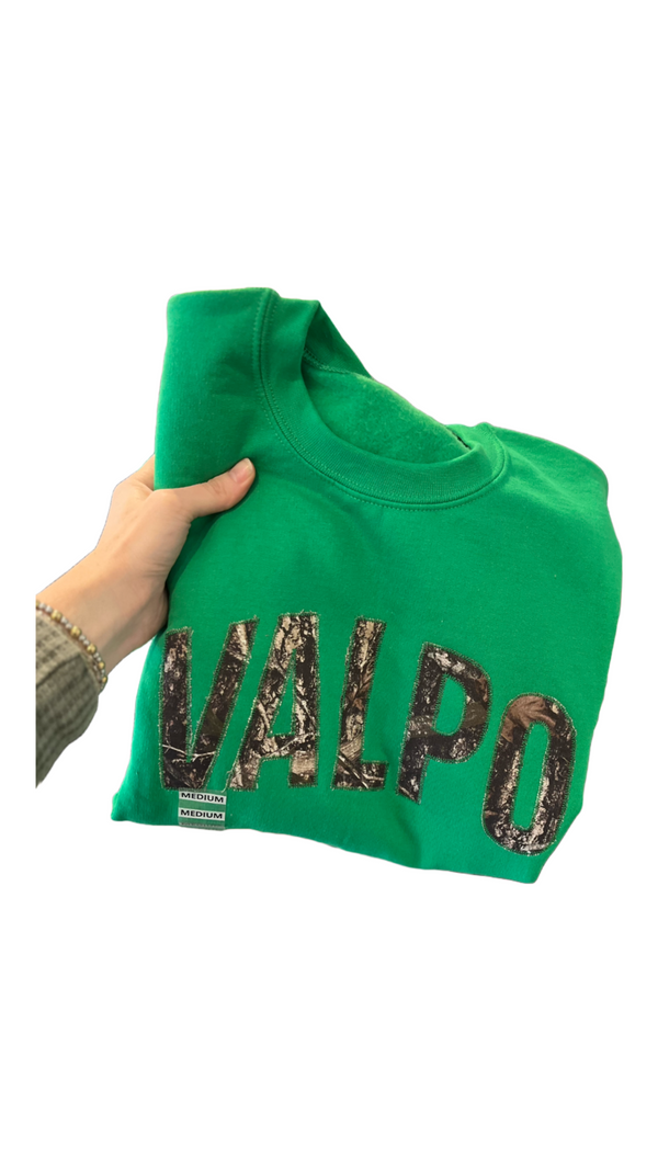CBK Valpo Camo Crewneck