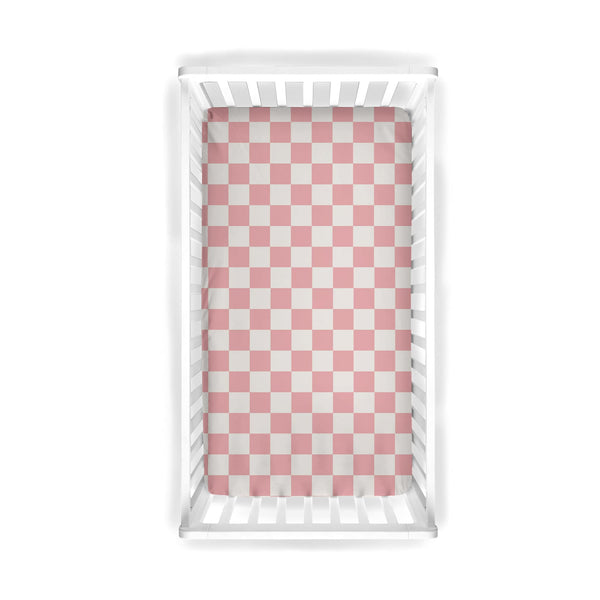 D&D Pink Checks Crib Sheet