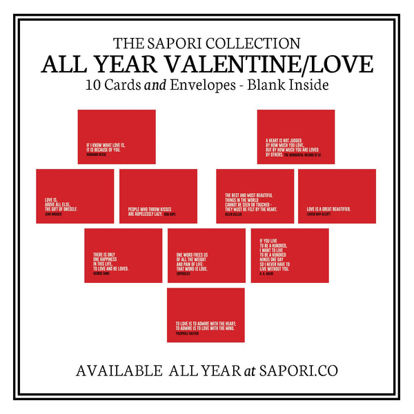 Sapori- All Year Love Collection - Set of 10