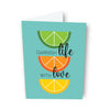 Sapori Garnish Life with Love Card