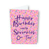 Sapori Happy Birthday with Sprinkles Card