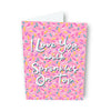 Sapori I Love You with Sprinkles Card