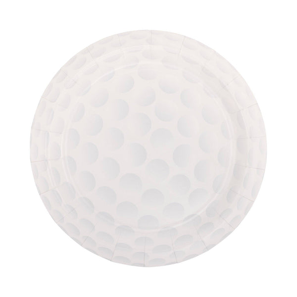 Golf Ball Dessert Plate, 8pk