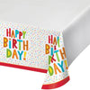 Birthday Fun Plastic Tablecloth, 1pk