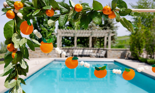 Felt Orange Banner