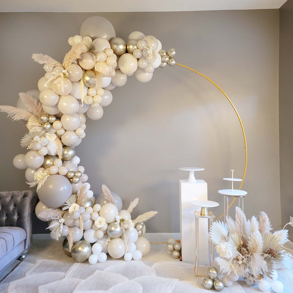 Premium Boho Neutral Balloon Arch Kit