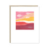 Sapori Painted Desert Blank Greeting Card by Row House 14