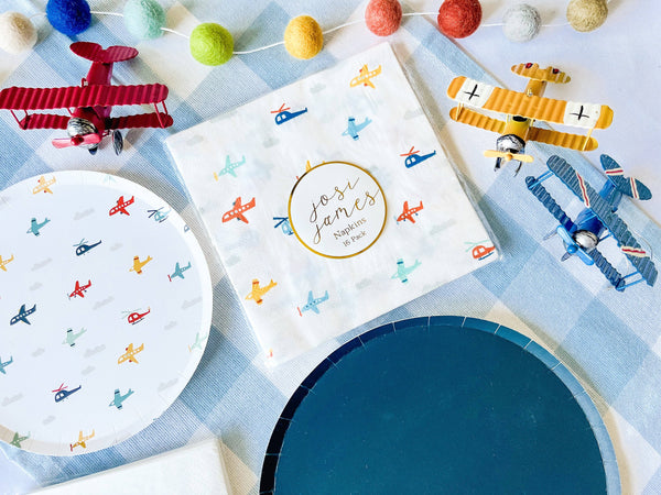 Airplane Dinner Napkins, 16pk