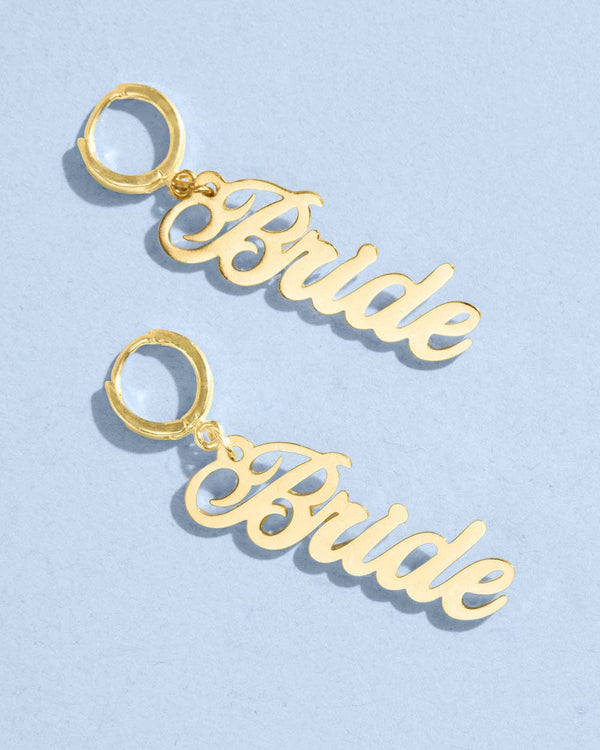 Bride Pearls of Gold Earrings - set of 3 earrings